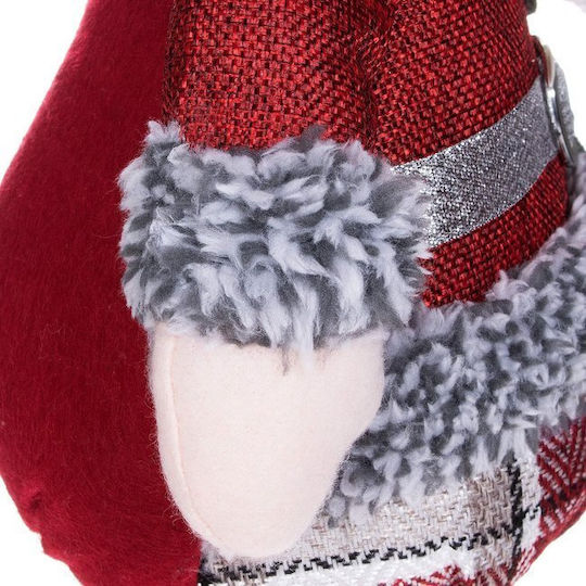 Plüsch Dekorativer Weihnachtsmann Rot