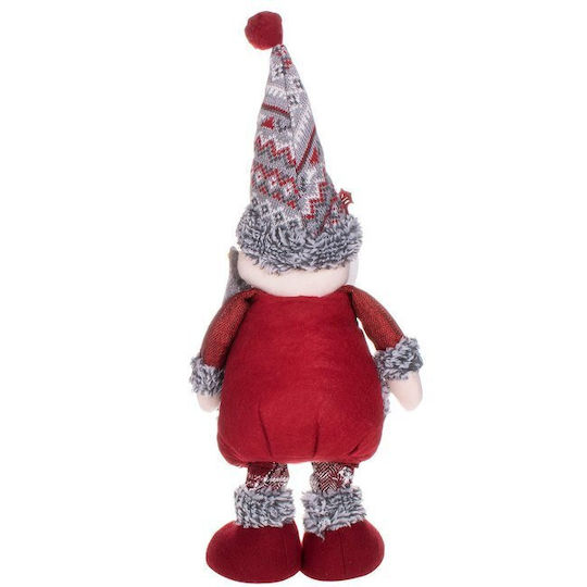 Plüsch Dekorativer Weihnachtsmann Rot