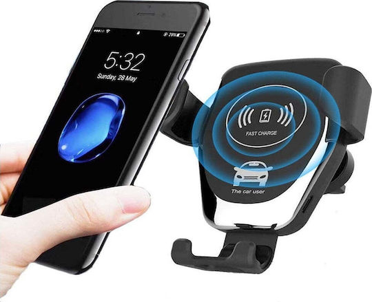 Car Mobile Mount with Adjustable Hooks Black