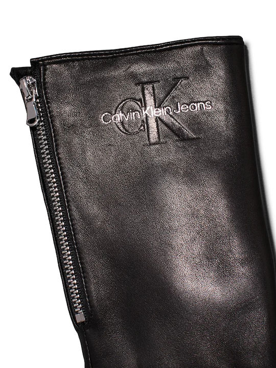Schwarz Leder Handschuhe