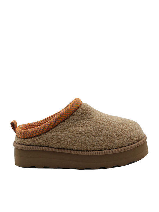 Winter Women's Slippers Beige