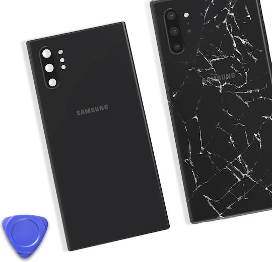 Capac Spate de Înlocuire Clappio Samsung Galaxy Note 10 Plus Negru