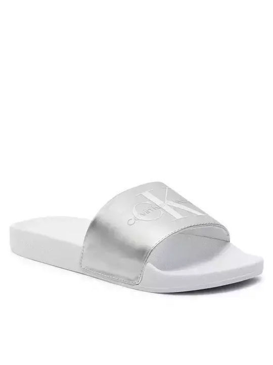 Calvin Klein Women's Flip Flops White