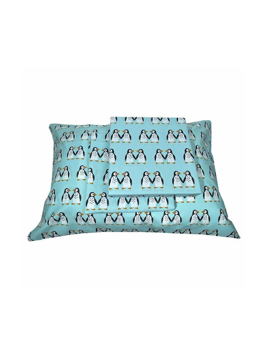 Sidirela Σετ Μονά Astron Italy Penguins Sidirela Penguins 170x260cm