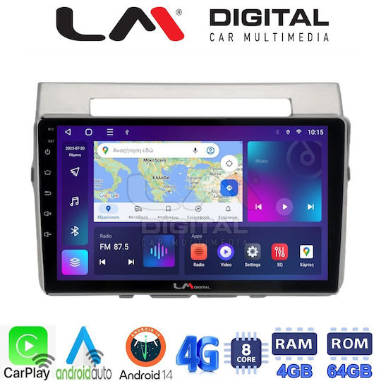 LM Digital Car Audio System for Toyota Corolla Verso / Verso / Corolla 2003-2009 (Bluetooth/USB/WiFi/GPS/Apple-Carplay/Android-Auto) with Touch Screen 9"