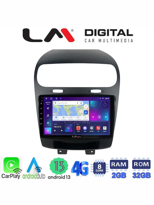 LM Digital Автомобилна Аудио Система (Блутут/USB/WiFi/GPS/Apple-Carplay/Android-Auto) с Екран 9"