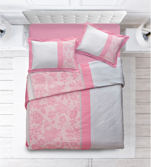 Makis Tselios Home Set Übergröße 240x250cm Amaze Pink 3Stück