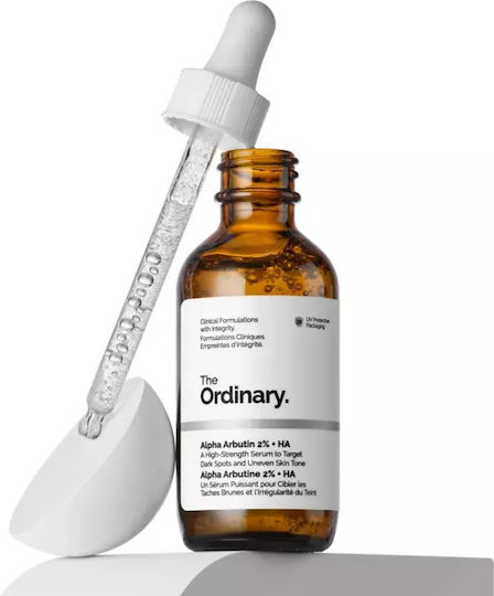 The Ordinary Alpha Arbutin 2% + Ha Moisturizing Serum Face with Hyaluronic Acid for Radiance & Revitalization 60ml