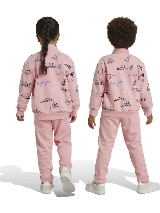 Kinder Sweatpants Set - Jogginganzug Rosa 2Stück