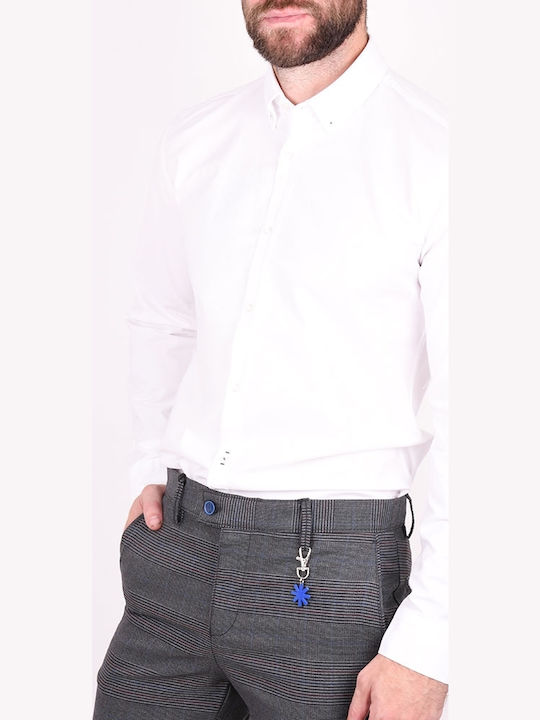 Trousers in Slim Fit Anthracite