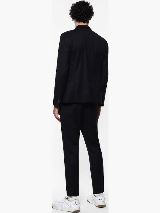 Trousers in Regular Fit Black