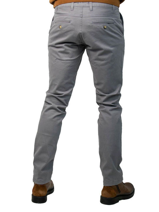 Men's Trousers Chinos Silver Grey
