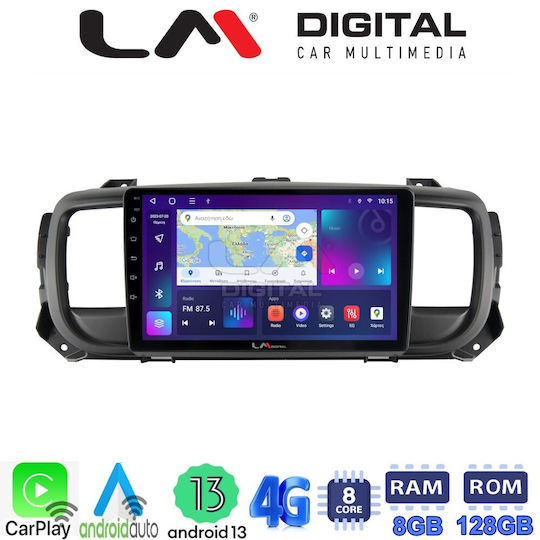 LM Digital Ηχοσύστημα Αυτοκινήτου για Peugeot Expert Opel Vivaro Fiat Scudo Toyota Proace Citroen SpaceTourer / Jumpy 2016 (Bluetooth/USB/WiFi/GPS/Apple-Carplay/Android-Auto)