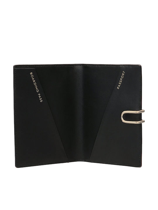 Θήκη Διαβατηρίου Smythson Leather Passport Cover Black