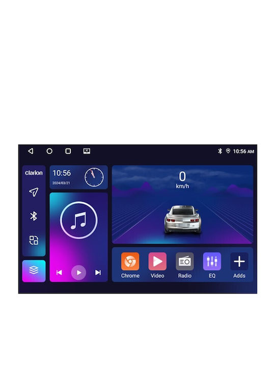 Clarion Car Audio System for Mercedes-Benz SLK 2004-2010 (Bluetooth/USB/WiFi/GPS/Apple-Carplay/Android-Auto) with Touch Screen 9"
