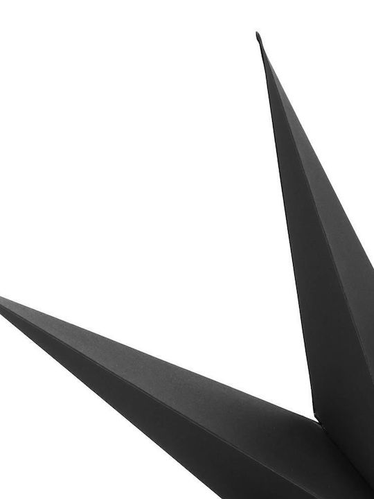 Crăciunesc Decorativ Suspendata Stea Hârtie Negru 3x3buc 1buc