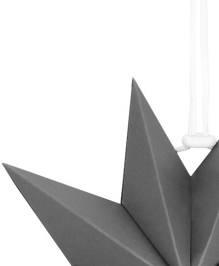Weihnachtlicher Dekorativer Anhänger Stern Papier Silber 3x3cm 1Stück