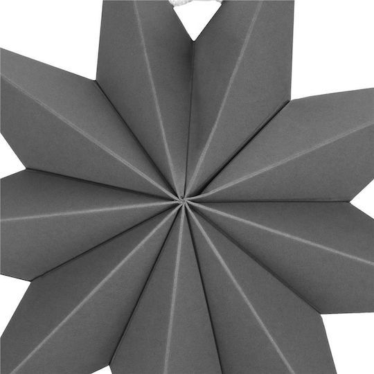 Weihnachtlicher Dekorativer Anhänger Stern Papier Silber 3x3cm 1Stück