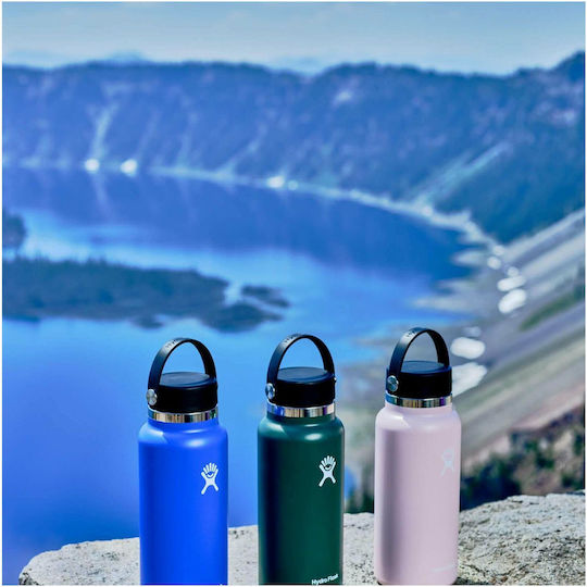 Hydro Flask Wide Mouth Μπουκάλι Θερμός Ανοξείδωτο BPA Free 946ml Trillium