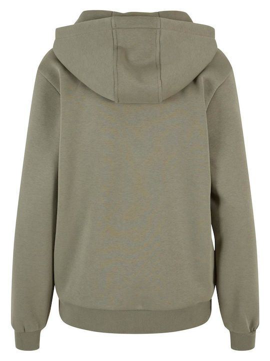 Women's Sweatshirt with Hood Pale Olive