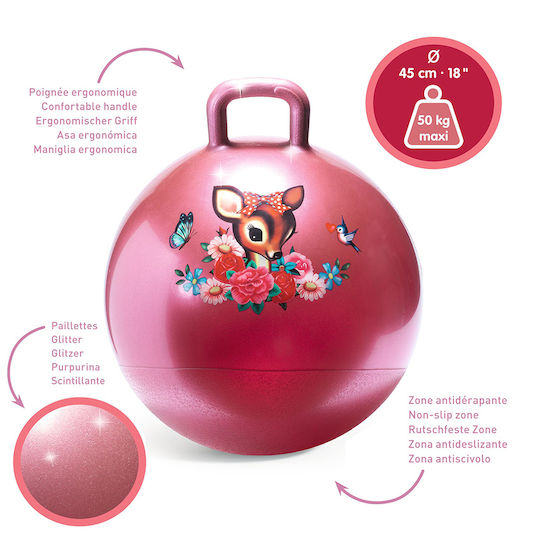 Djeco Hoppers Ball Fawn Fiona 45cm