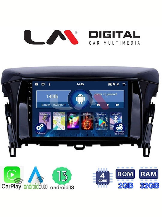 LM Digital Car Audio System for Mitsubishi Eclipse Cross / Eclipse 2018+ (Bluetooth/USB/WiFi/GPS/Apple-Carplay/Android-Auto) with Touch Screen 9"