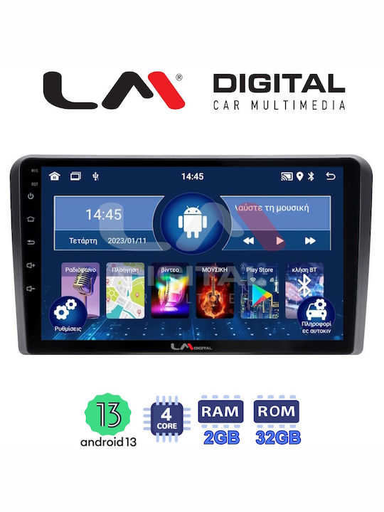 LM Digital Car Audio System for Ford Transit / Tourneo / Transit Custom / Tourneo Custom / Tourneo Courier / Courier / Transit Courier 2018+ (Bluetooth/USB/WiFi/GPS/Apple-Carplay/Android-Auto) with Touch Screen 9"
