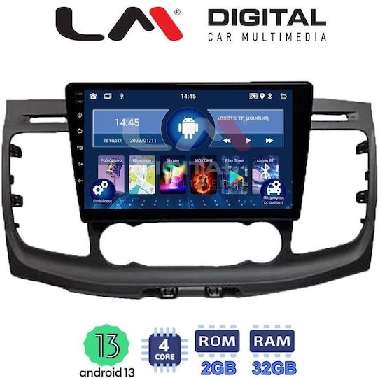 LM Digital Auto-Audiosystem für Ford Transit / Tourneo / Transit Custom / Tourneo Custom / Tourneo Courier / Kurier / Transit Kurier 2018+ (Bluetooth/USB/WiFi/GPS/Apple-Carplay/Android-Auto) mit Touchscreen 9"