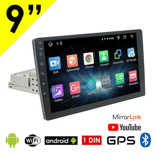 PerVoi 9019A Ραδιόφωνο Αυτοκινήτου 1 DIN (Bluetooth/USB)