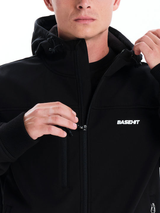 Jacke Bomber Winddicht Schwarz