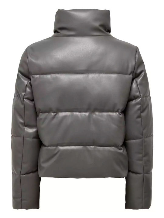 Only Elsie Μπουφάν Puffer Γκρι