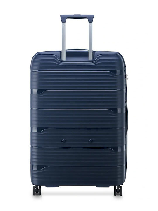 Securitech by Delsey Μεγάλη Βαλίτσα Ταξιδίου Σκληρή Dune Blue με 4 Ρόδες Ύψους 76εκ.