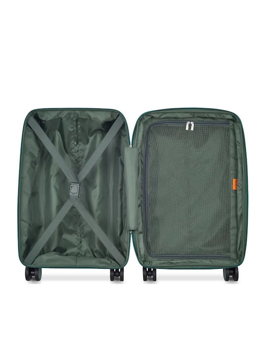Securitech by Delsey Βαλίτσα Ταξιδίου Καμπίνας Σκληρή Dune Green με 4 Ρόδες Ύψους 55εκ.