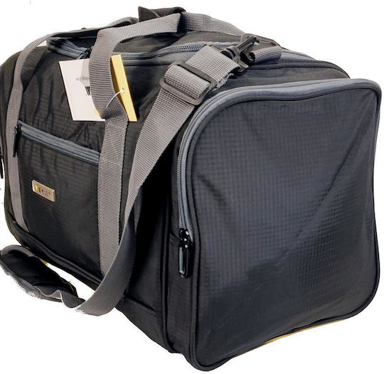 RCM Sack Reise 38lt Schwarzes Stoff Μ50xΠ28xΥ28εκ.