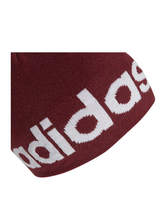 Daily Beanie Unisex Beanie Gestrickt in Burgundisch Farbe