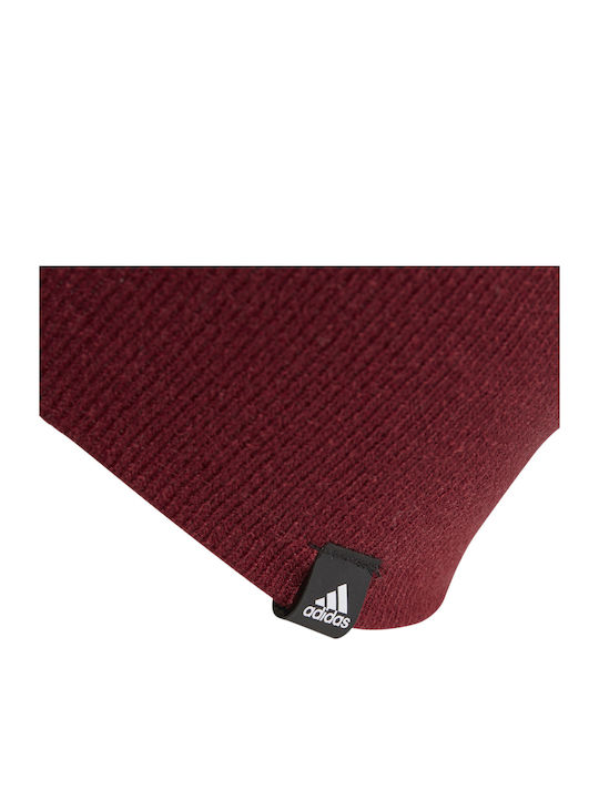 Daily Beanie Unisex Beanie Gestrickt in Burgundisch Farbe