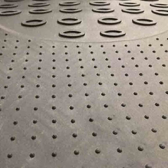 Autoline Satz Vorder- und Hintermatten Universal 4Stück aus Aluminium Silber