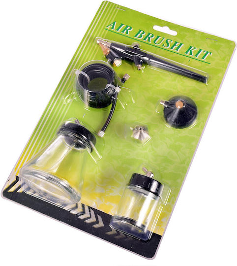 Fengda Bd-138p Airbrush Set Large Compressor 80ml Tank 0.8mm Nozzle