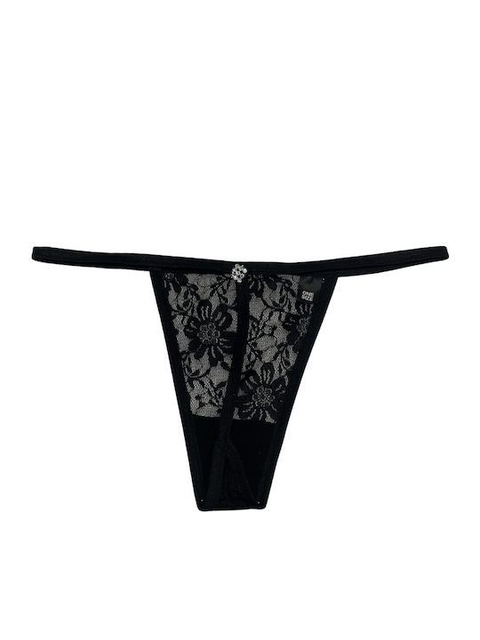 Femei Șir de caractere 2Pack Negre
