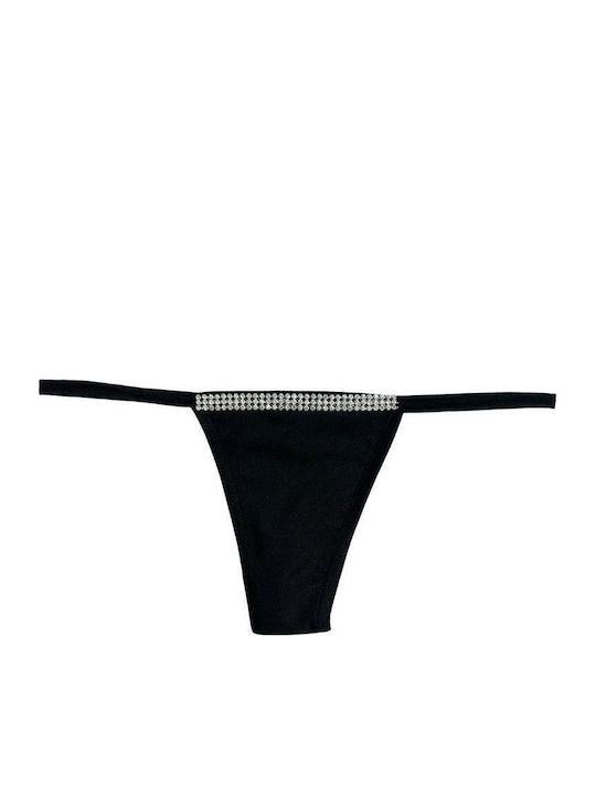 Femei Șir de caractere 2Pack Negre