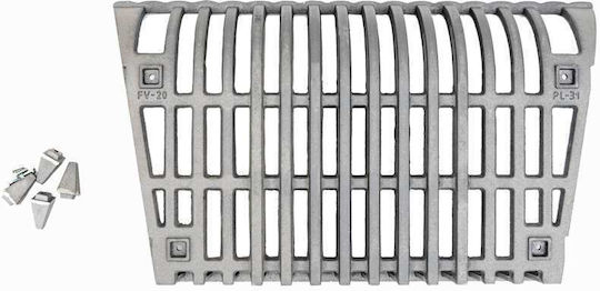 Lunaway Cast Iron Fireplace Grate 68x39cm