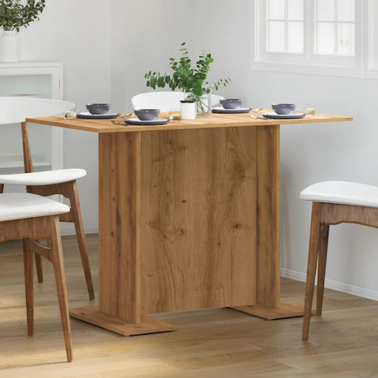 Artisan Dining Table Wooden Oak 110x60x75cm