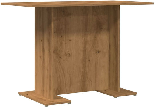 Artisan Dining Table Wooden Oak 110x60x75cm