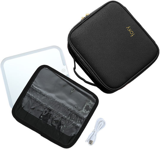 Foxy Cosmetic Case Black H11.5xW26xD23cm