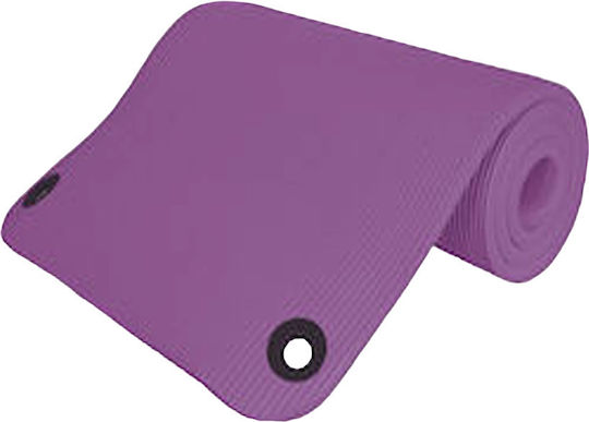 MDS Covor de exerciții fizice Pilates Violet cu curea de transport (180x60x1.5cm)