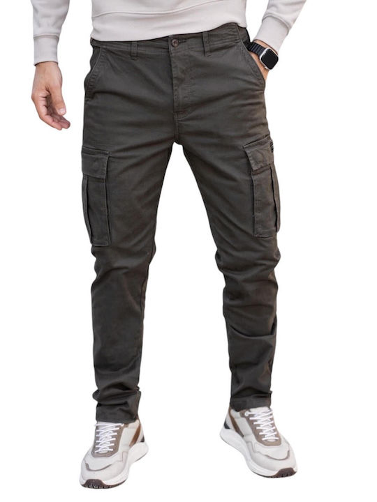 Παντελόνι Cargo σε Slim Εφαρμογή khaki