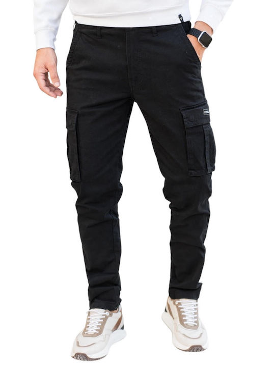 Παντελόνι Cargo σε Slim Εφαρμογή Black