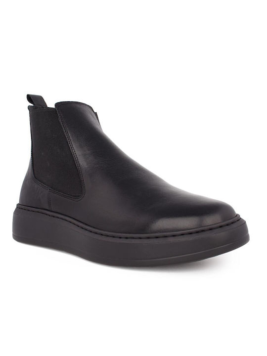 Kricket Leather Black Chelsea Boots