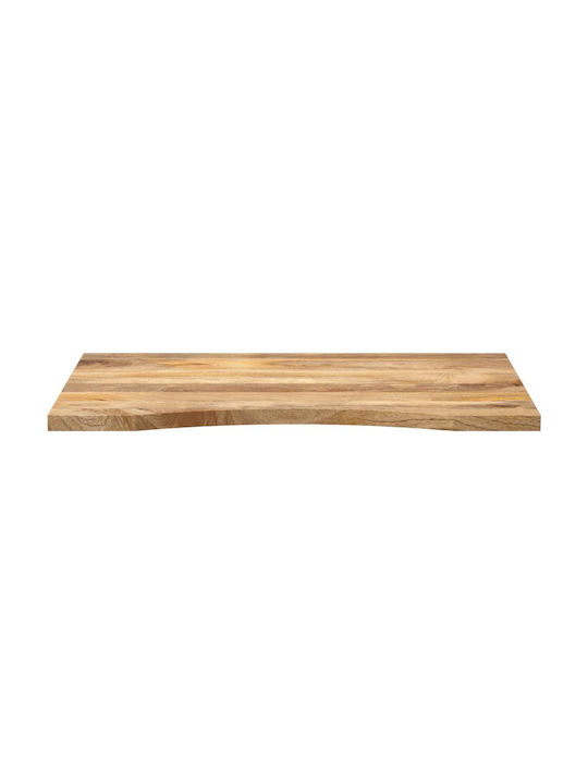 vidaXL Rectangular Office Desk Surface made of Solid Wood Mango 90x50x2.5cm 370193 1pcs
