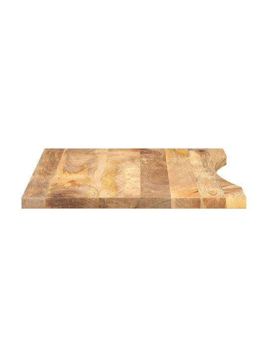 vidaXL Rectangular Office Desk Surface made of Solid Wood Mango 80x50x2.5cm 370192 1pcs